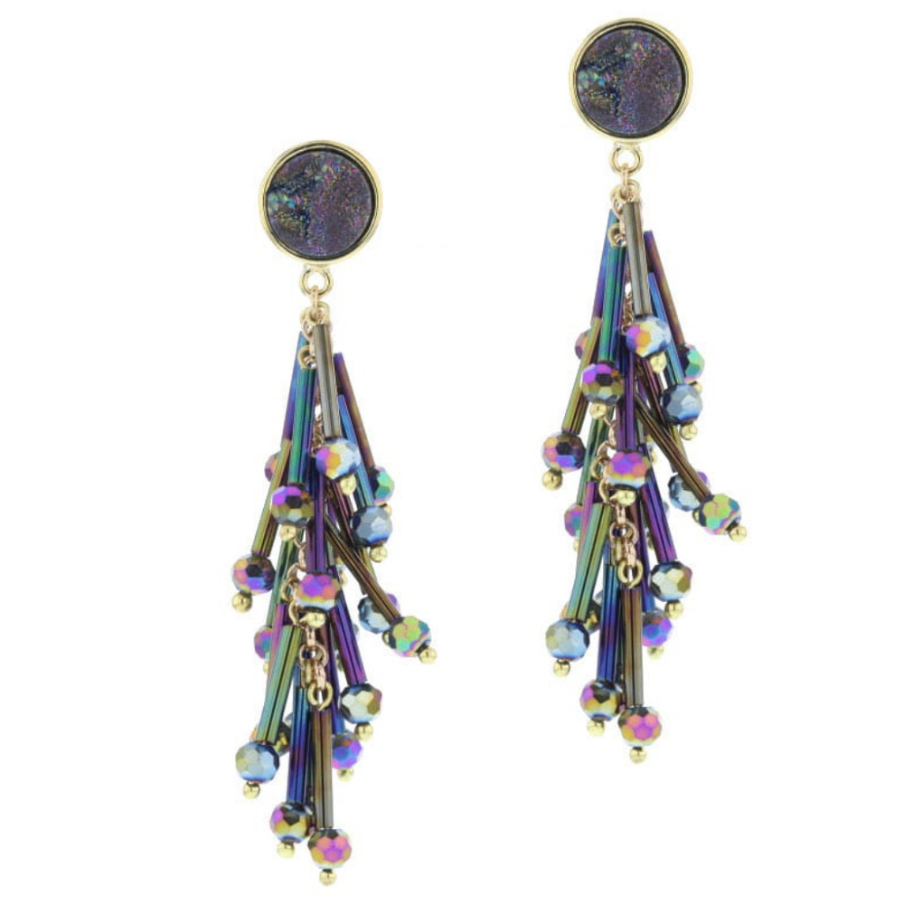 PANACEA Beaded Drop Earrings